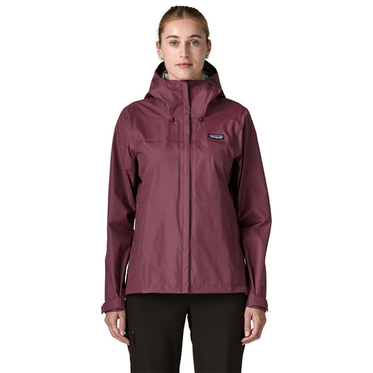 Patagonia Women's Torrentshell 3L Rain Jacket Berry Fig Image 02