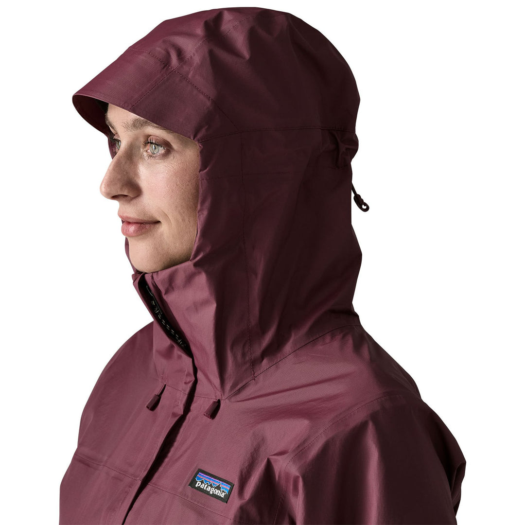 Patagonia Women's Torrentshell 3L Rain Jacket Berry Fig Image 05