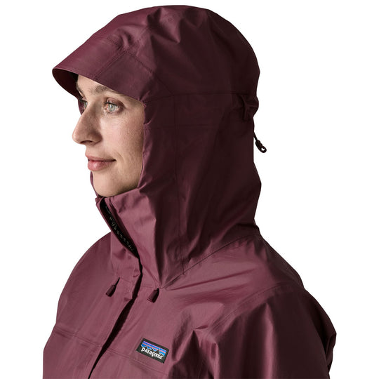 Patagonia Women's Torrentshell 3L Rain Jacket Berry Fig Image 05