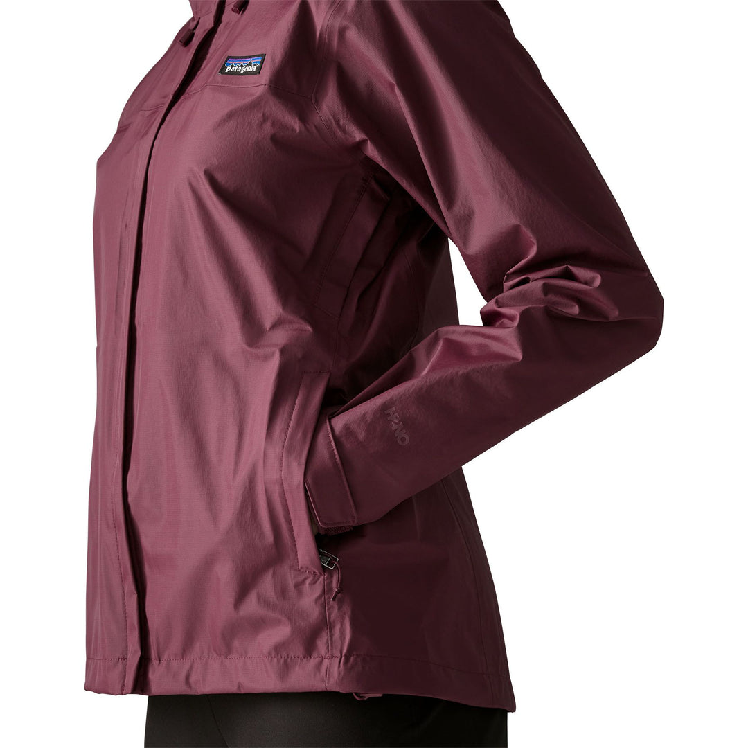 Patagonia Women's Torrentshell 3L Rain Jacket Berry Fig Image 06