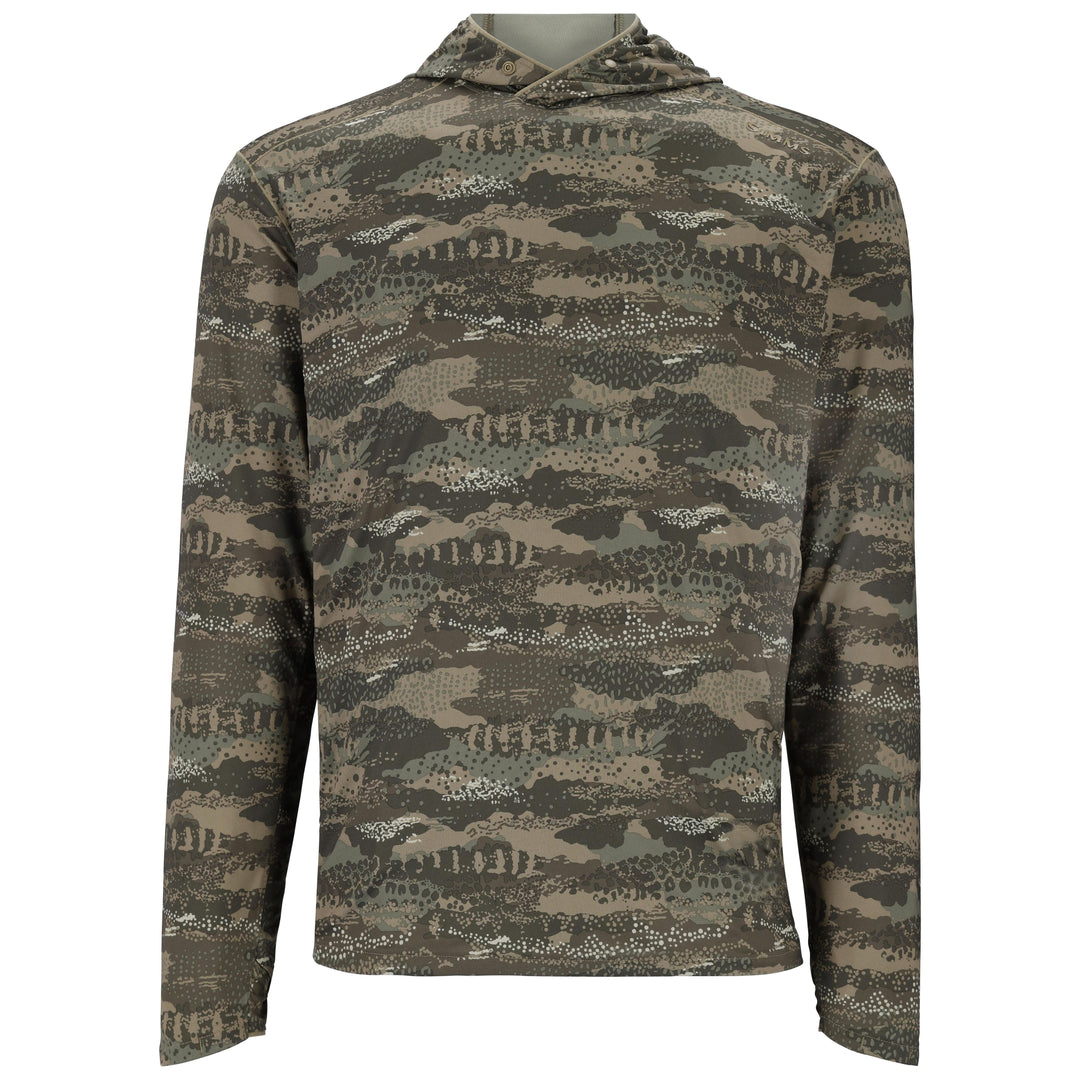 Simms Men's Bugstopper SolarFlex Hoody Shroud Loden Image 01