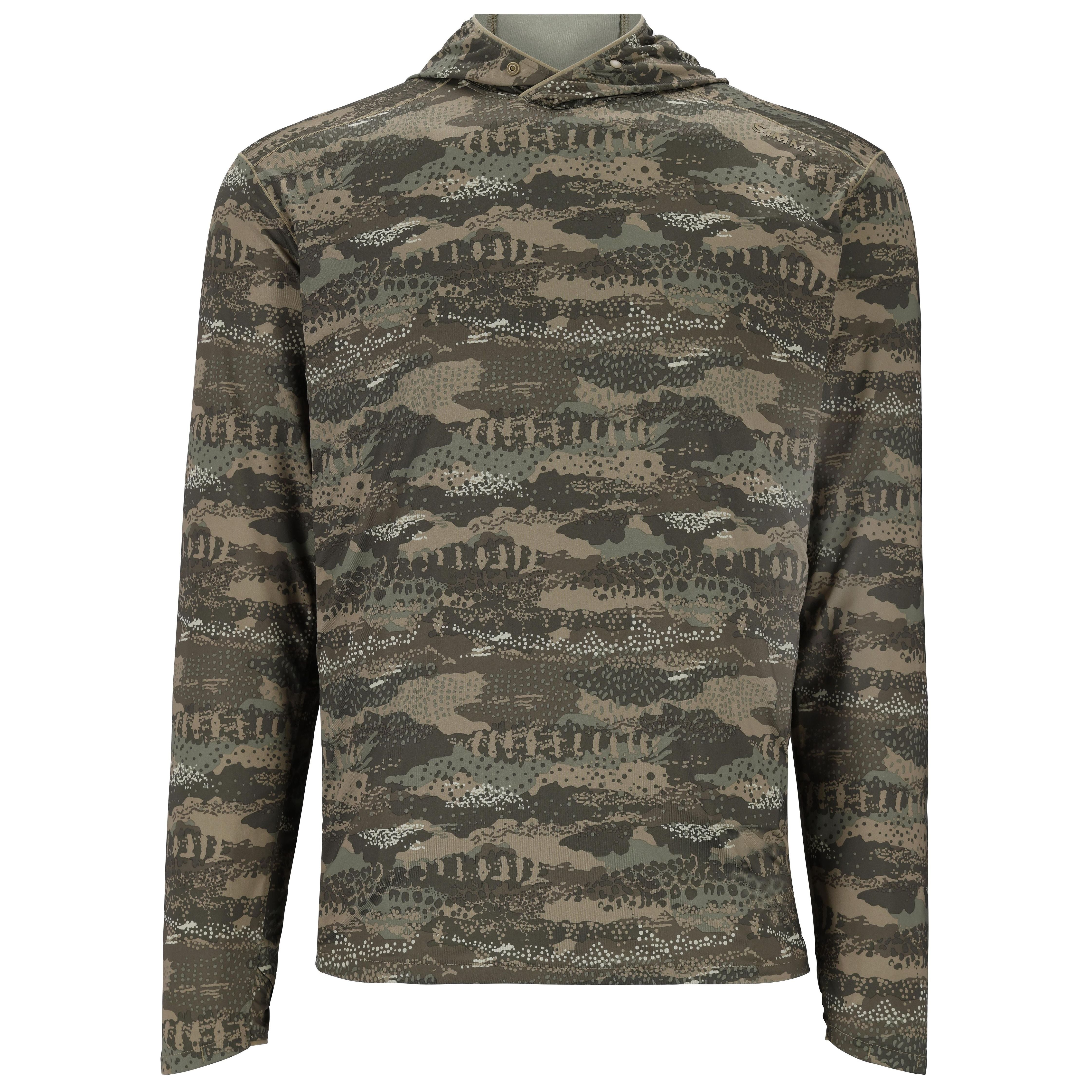 Simms Men's Bugstopper SolarFlex Hoody Shroud Loden Image 01