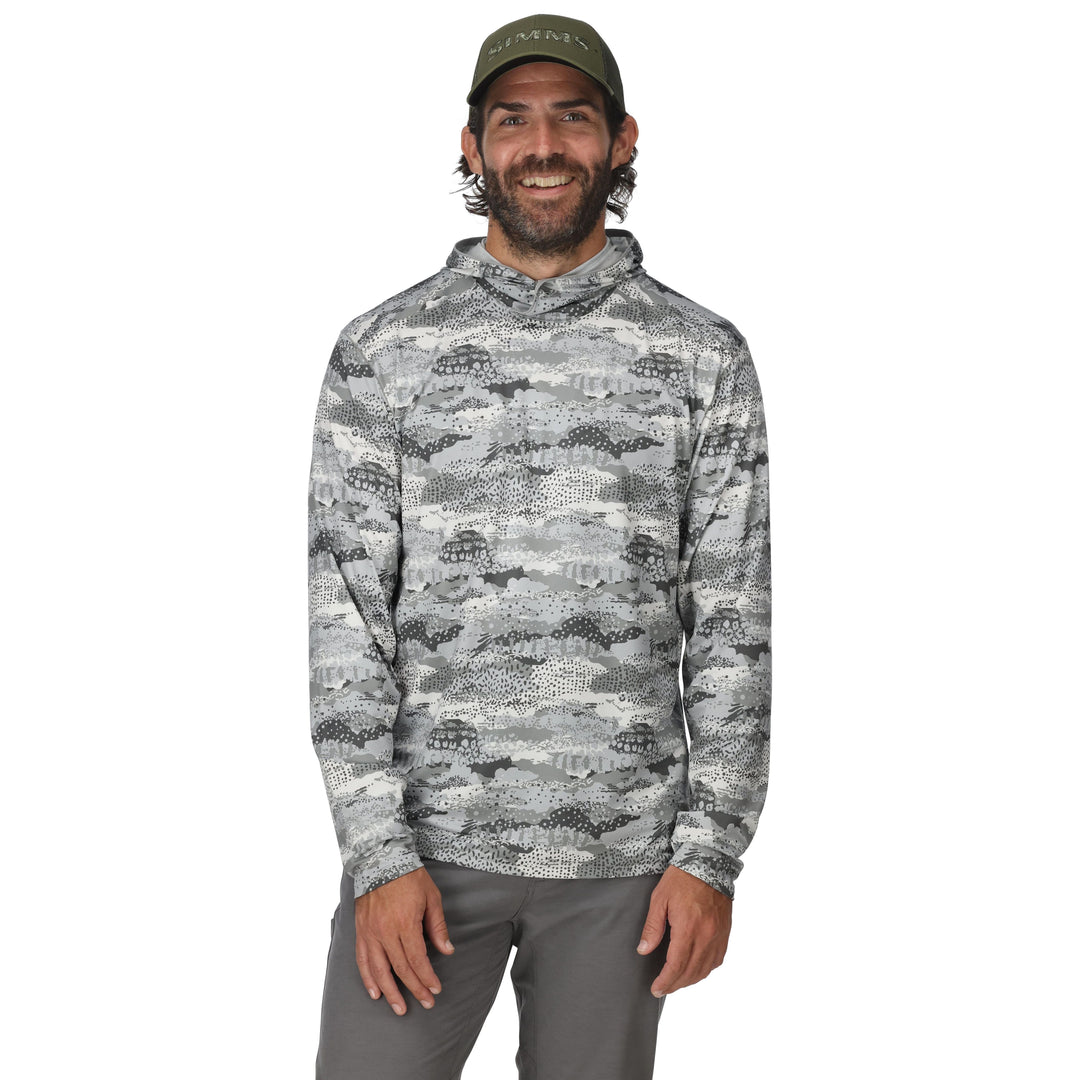 Simms Men's Bugstopper SolarFlex Hoody Shroud Sterling Image 02