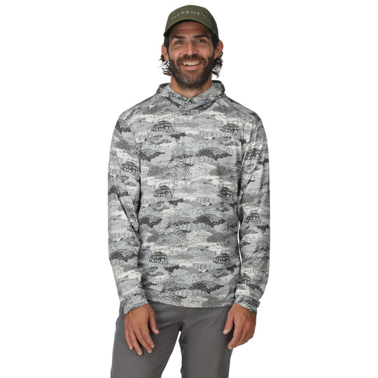 Simms Men's Bugstopper SolarFlex Hoody Shroud Sterling Image 02