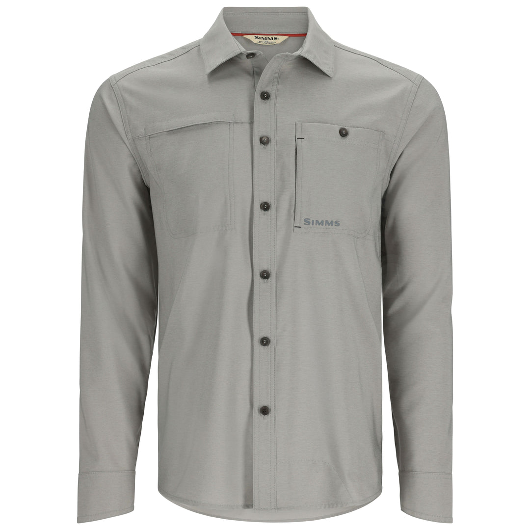 Simms Men's Challenger LS Shirt Cinder Image 01
