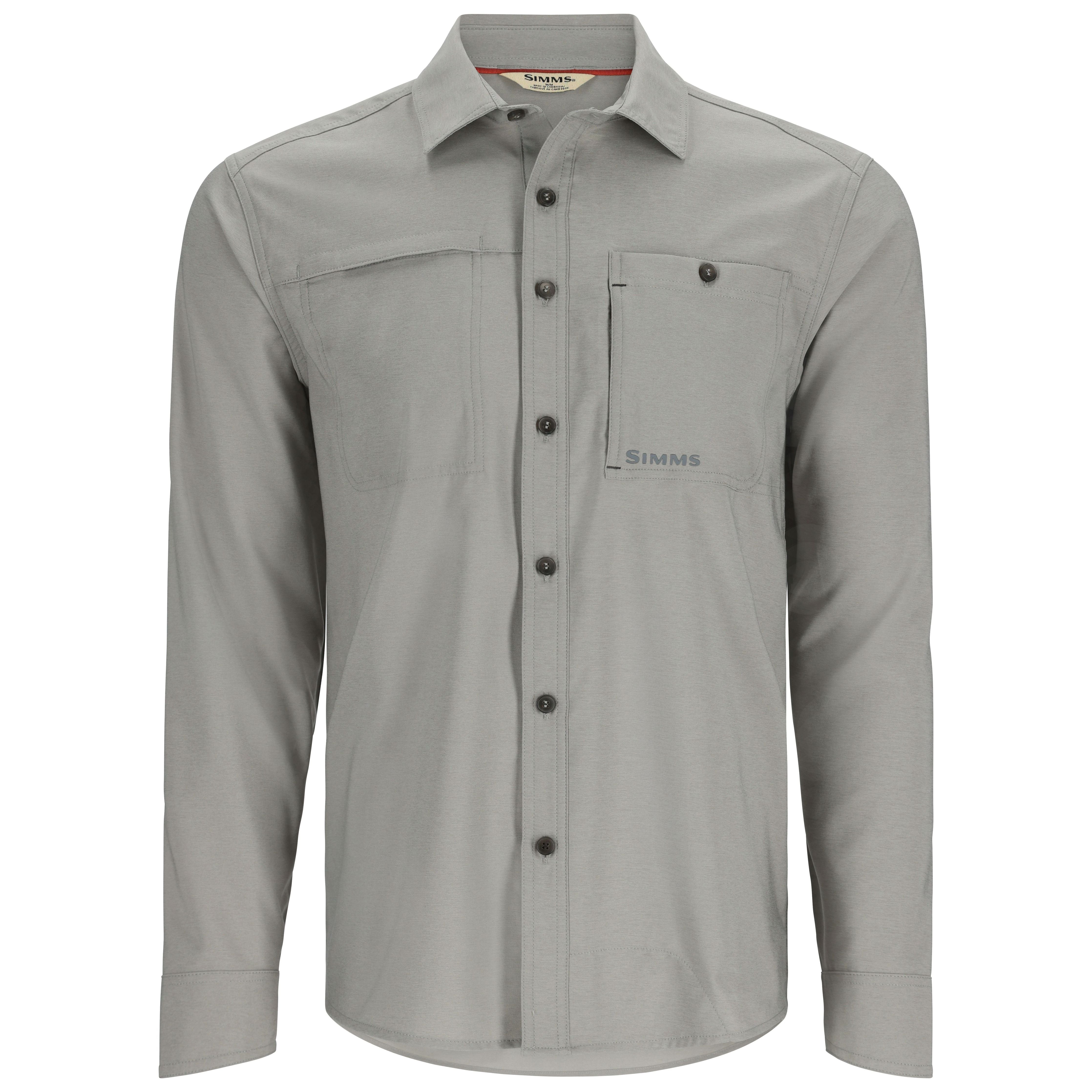 Simms Men's Challenger LS Shirt Cinder Image 01