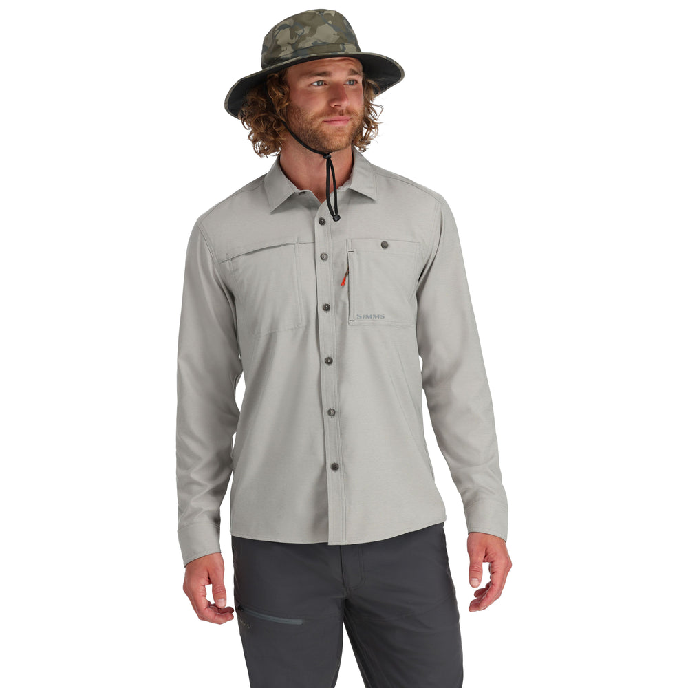 Simms Men's Challenger LS Shirt Cinder Image 02