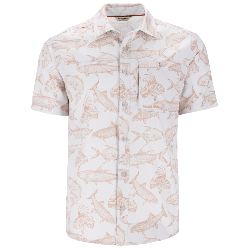 Simms Men's Challenger SS Shirt Saltwater Cloud Image 01