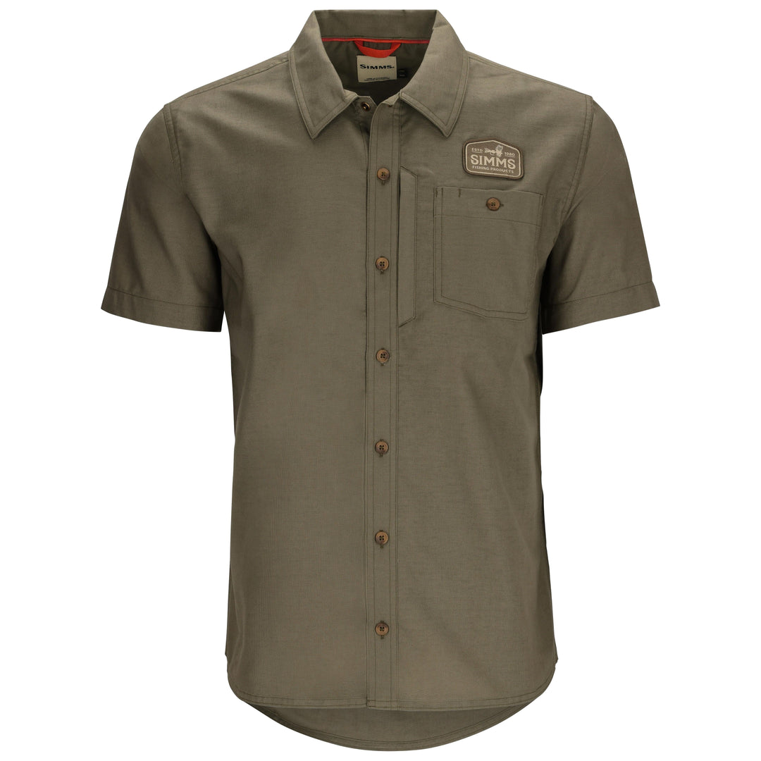 Simms Men's Shop Shirt Dark Stone Image 01