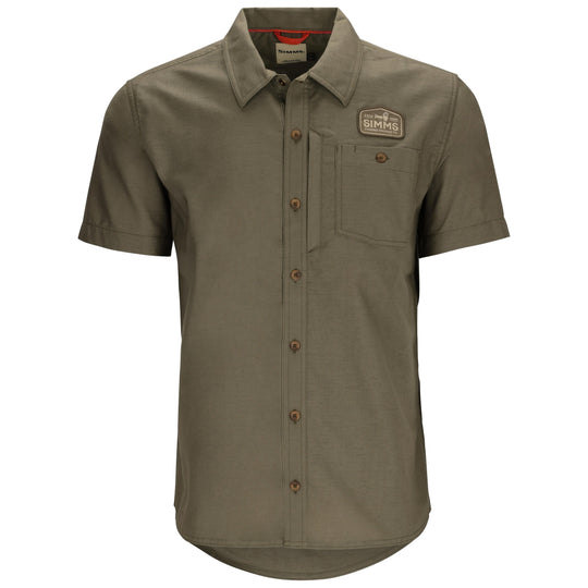 Simms Men's Shop Shirt Dark Stone Image 01