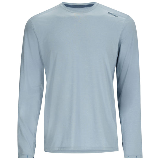 Simms Men's SolarFlex Crew Steel Blue Heather Image 01