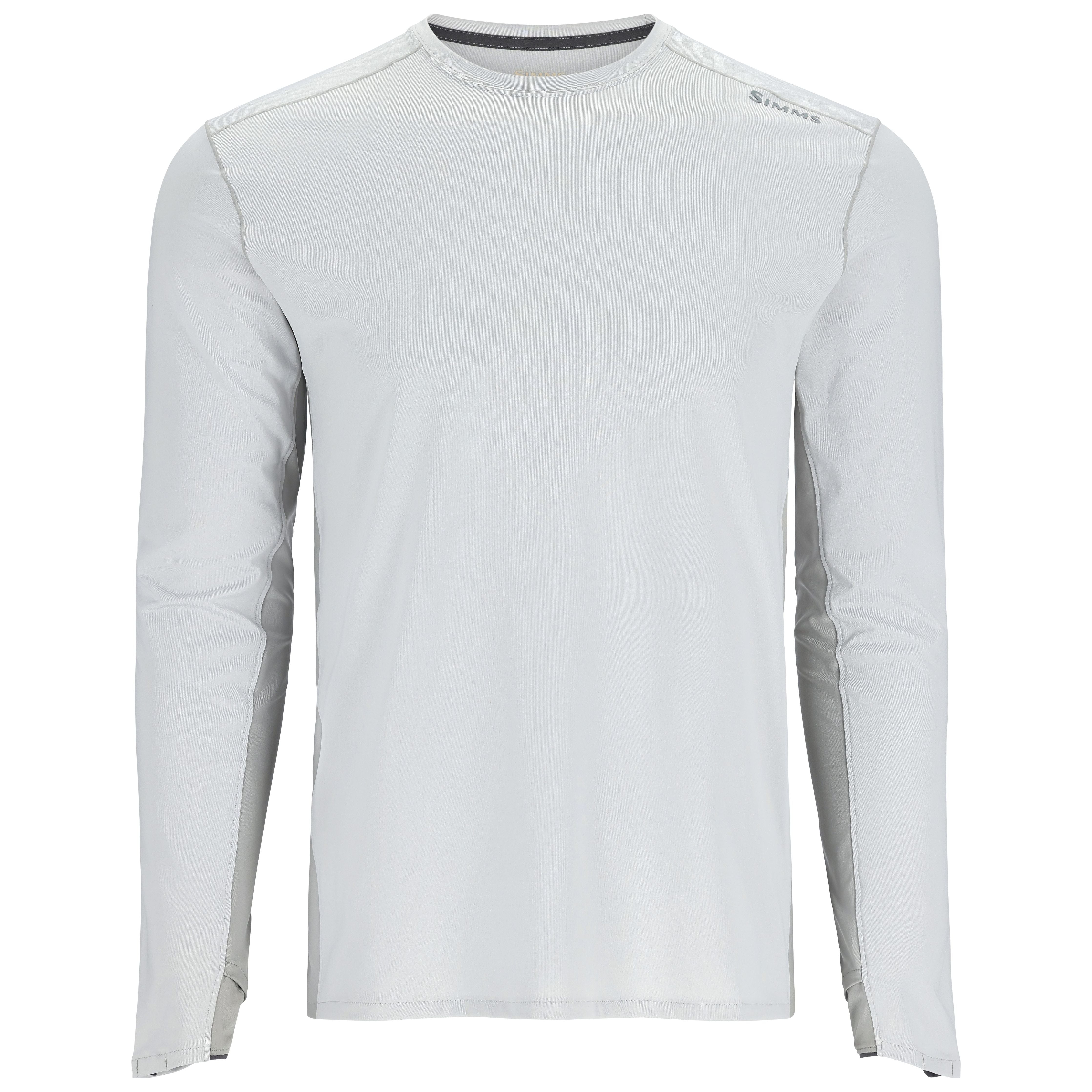 Simms Men's SolarFlex Crew Sterling / Cinder Image 01