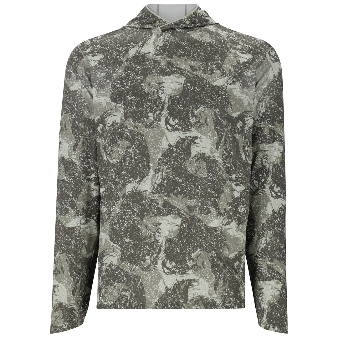 Simms Men's SolarFlex Hoody Back Eddy Willow Image 01