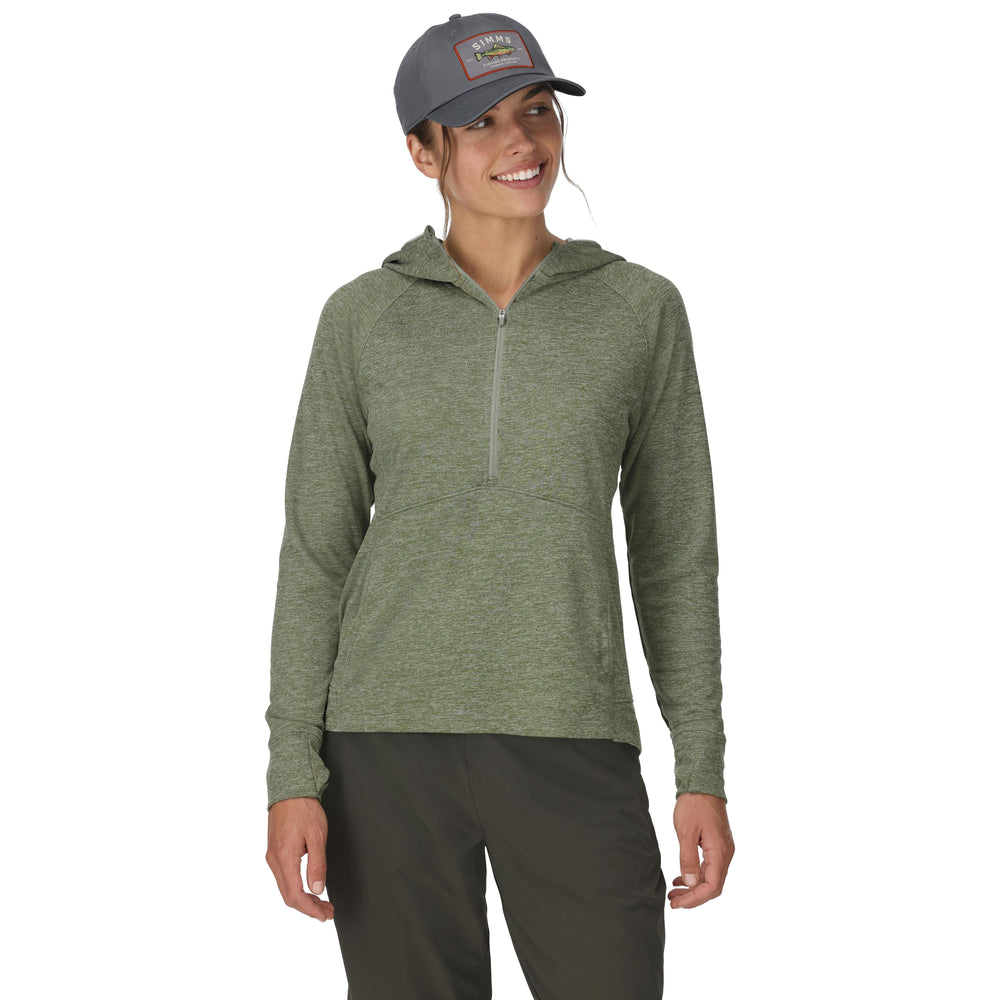 Simms Women's BugStopper Hoody Aspen Heather Image 02