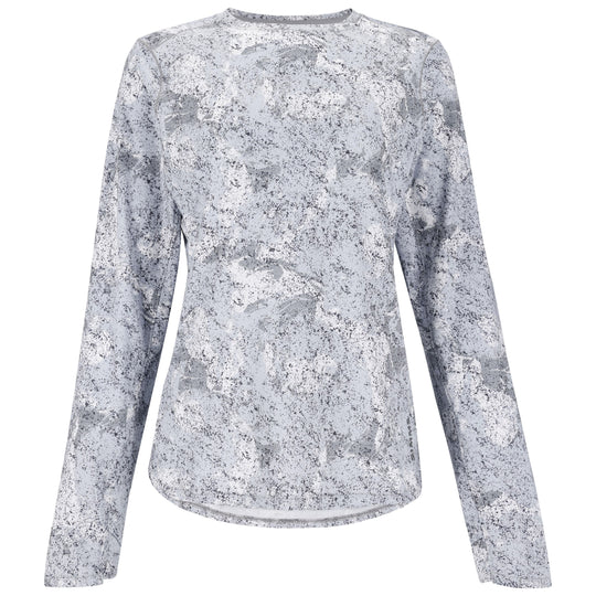Simms Women's SolarFlex Crew Back Eddy White Image 01