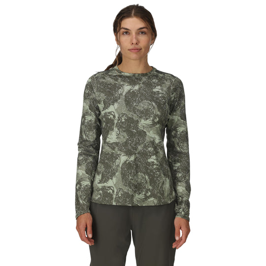 Simms Women's SolarFlex Crew Back Eddy Willow Image 02