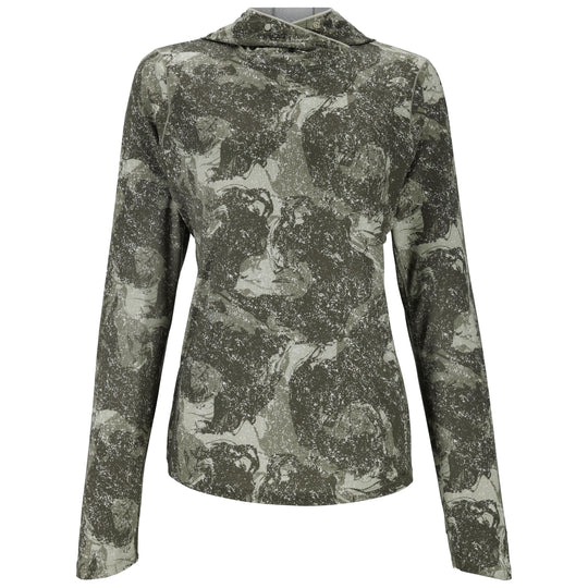 Simms Women's SolarFlex Hoody Back Eddy Willow Image 01