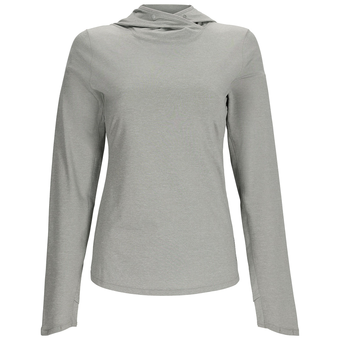Simms Women's SolarFlex Hoody Cinder Heather Image 01