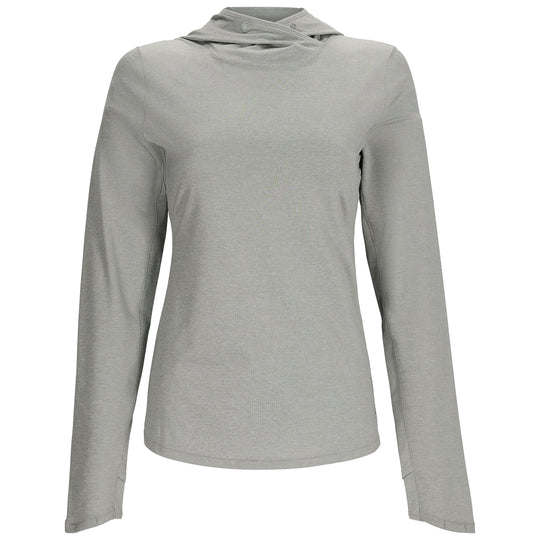 Simms Women's SolarFlex Hoody Cinder Heather Image 01