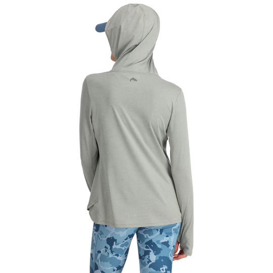 Simms Women's SolarFlex Hoody Cinder Heather Image 03