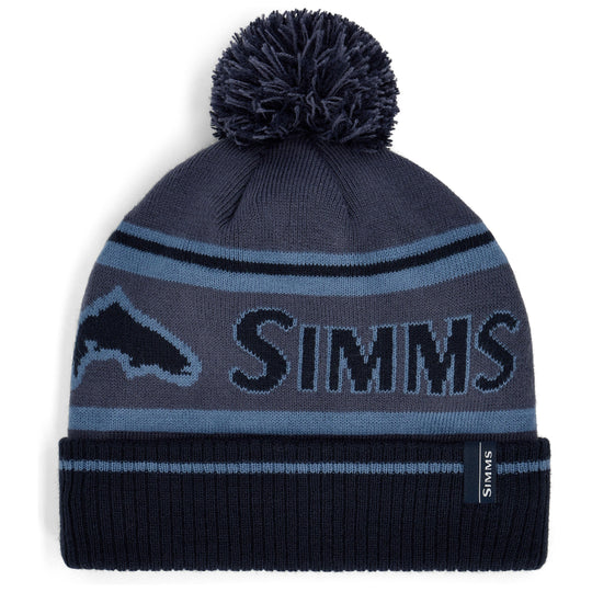 Simms Tip-Up Pom Beanie Huckleberry Image 01