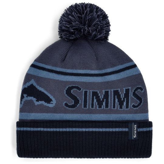 Simms Tip-Up Pom Beanie Huckleberry Image 01