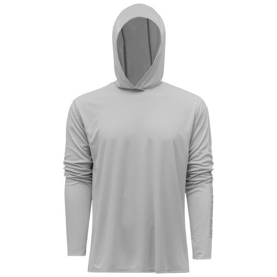 Grundens Men's Tough Sun Hoodie Oyster Image 01