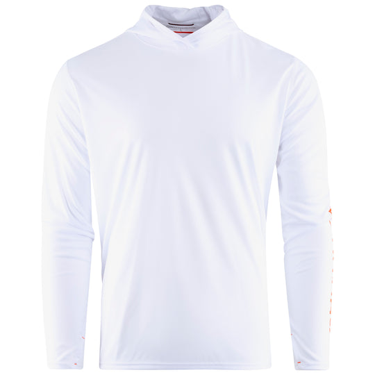 Grundens Men's Tough Sun Hoodie White Image 01