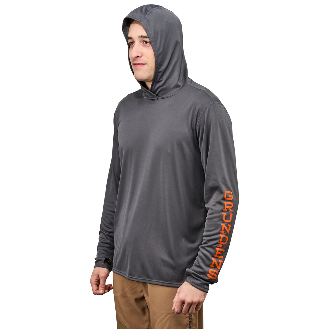 Grundens Men's Tough Sun Hoodie Anchor Image 04