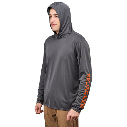 Grundens Men's Tough Sun Hoodie Anchor Image 04