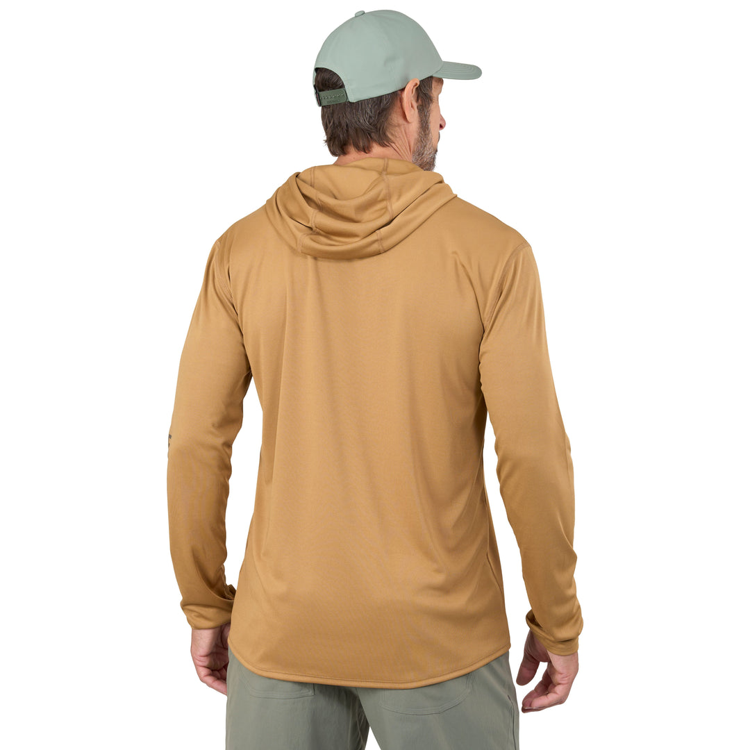 Grundens Men's Tough Sun Hoodie Whiskey Image 05