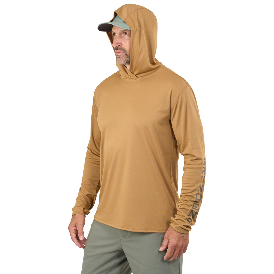Grundens Men's Tough Sun Hoodie Whiskey Image 07