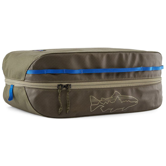 Patagonia Black Hole Cube 14L Basin Green with Fitz Trout