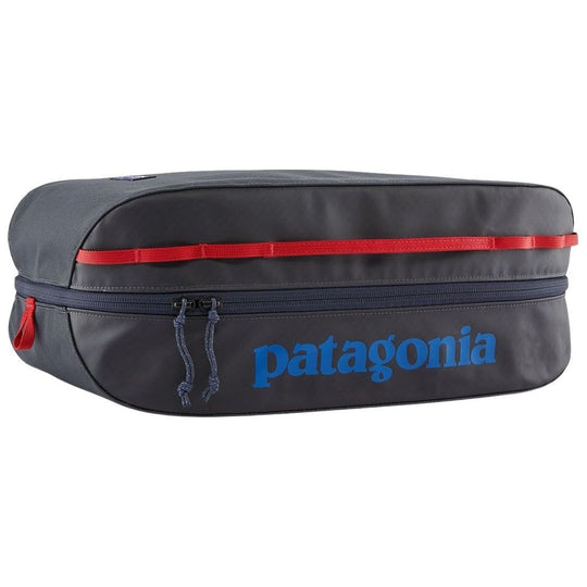 Patagonia Black Hole Cube 14L Smolder Blue with Amanita Red