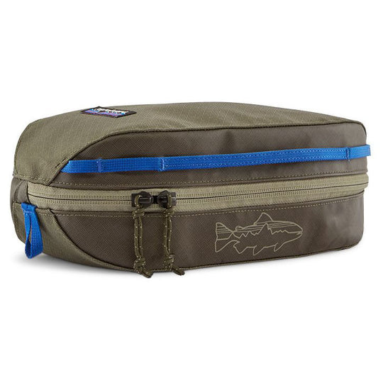 Patagonia Black Hole Cube 3L Basin Green with Fitz Trout