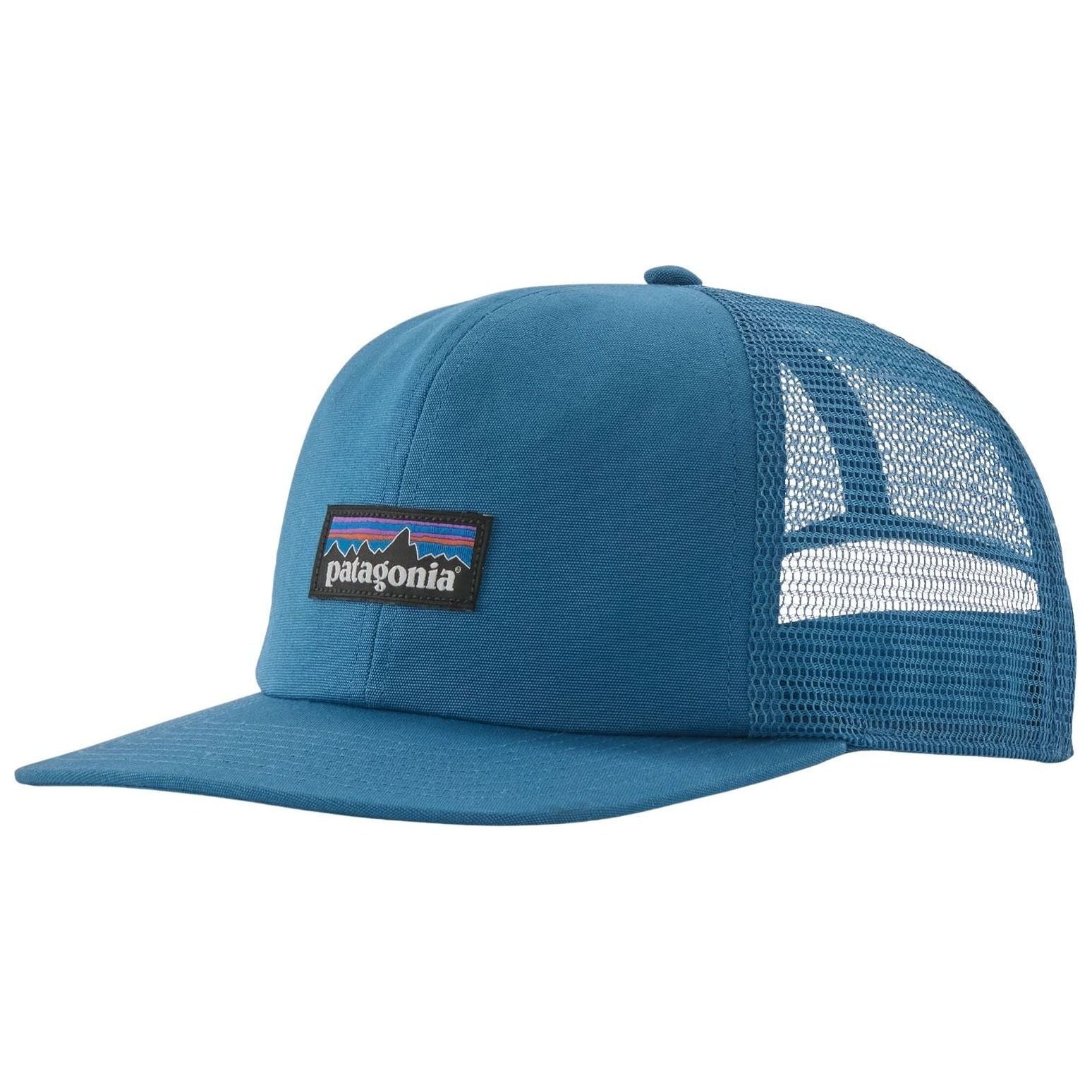Patagonia Relaxed Trucker Hat P-6 Label: Aquatic Blue