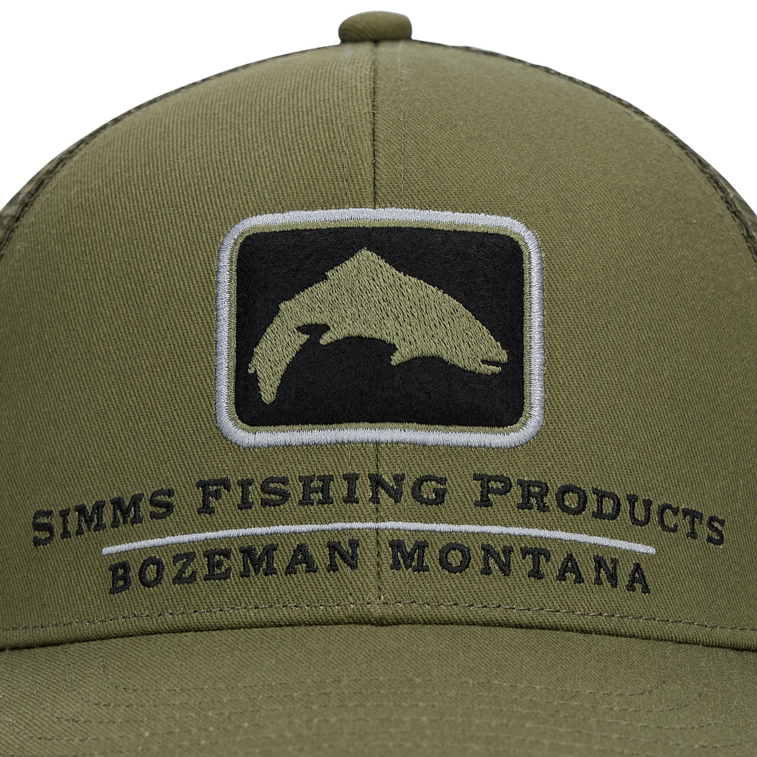 Simms Double Haul Icon Trucker Loden Image 03