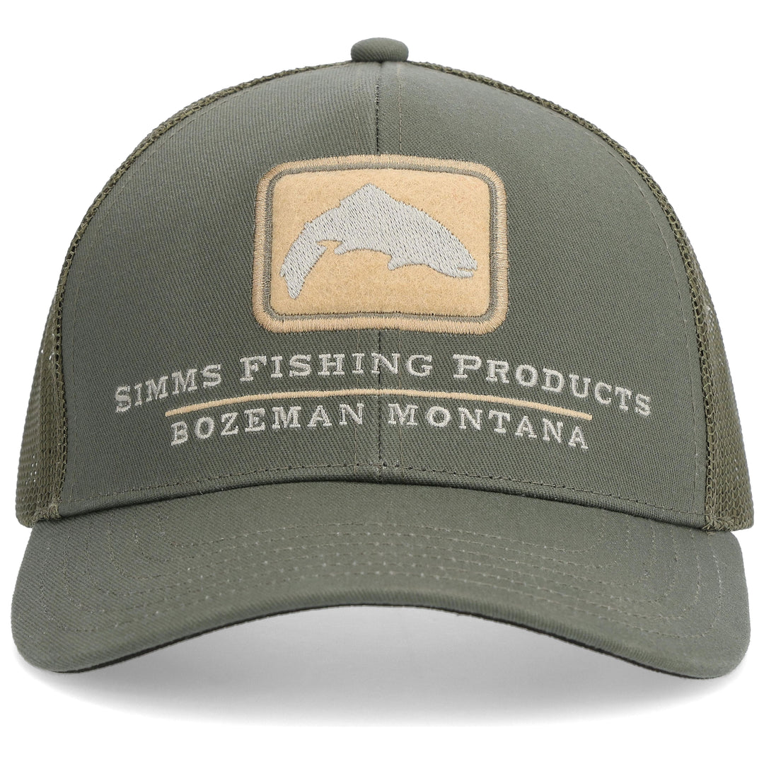 Simms Double Haul Icon Trucker Smokey Olive Image 01