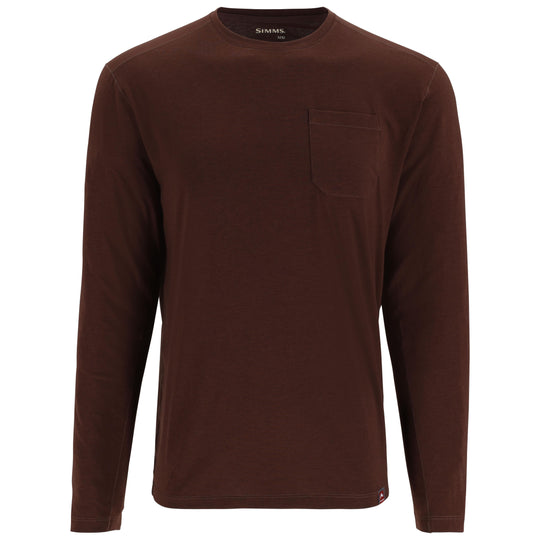 Simms Men's Glades Crew Kona Heather Image 01