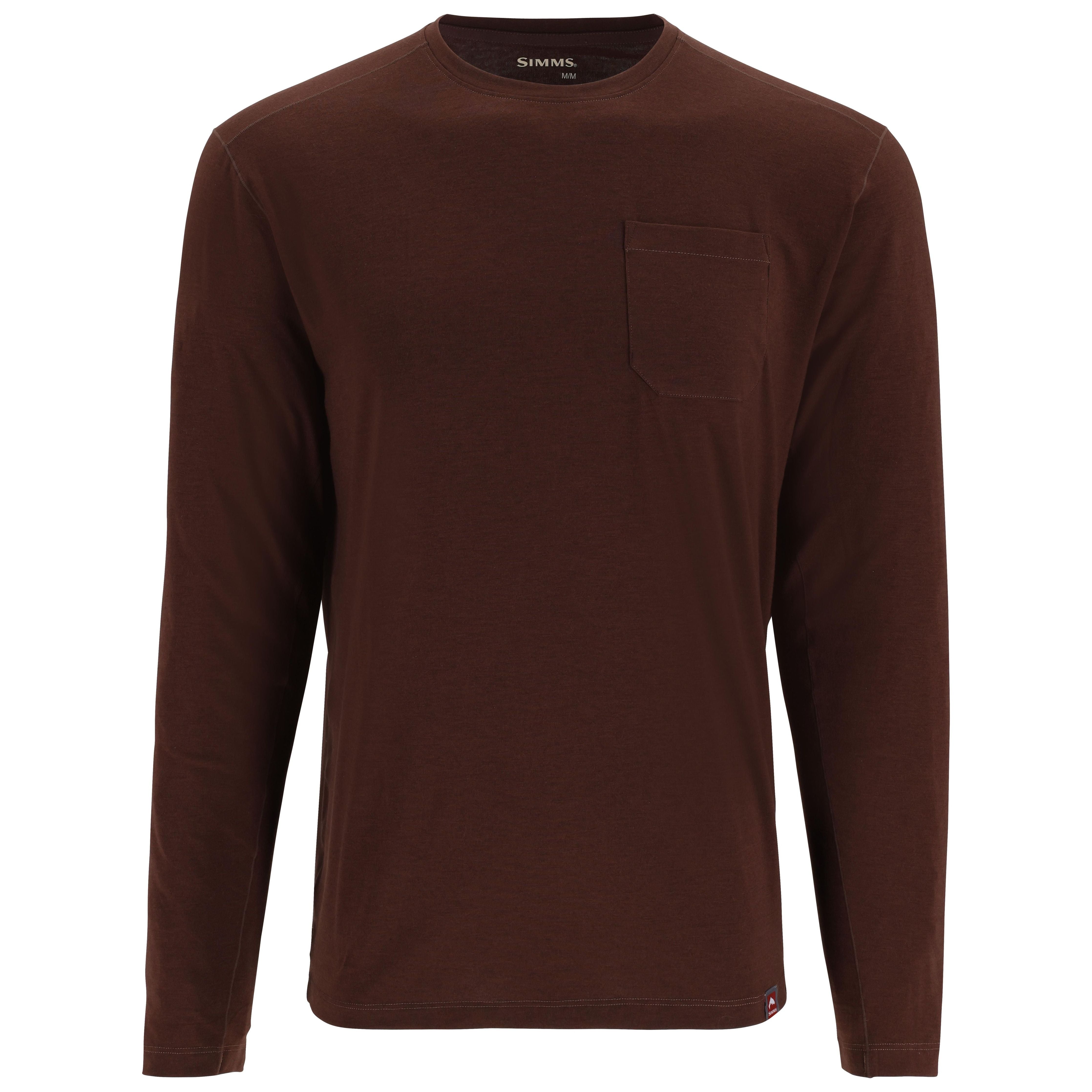 Simms Men's Glades Crew Kona Heather Image 01