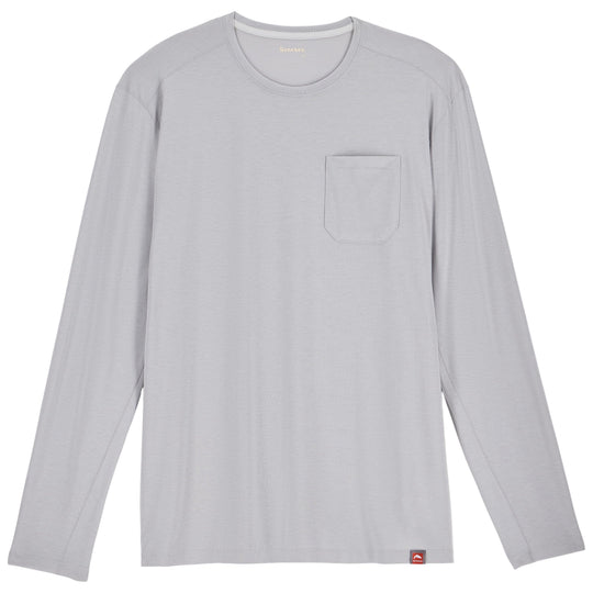 Simms Men's Glades Crew Sterling Heather Image 01