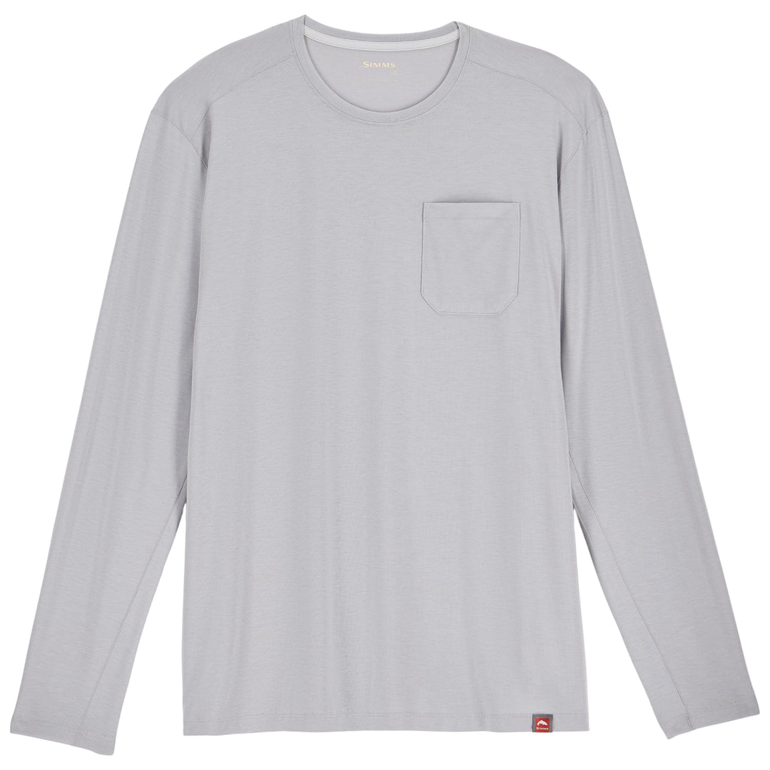 Simms Men's Glades Crew Sterling Heather Image 01