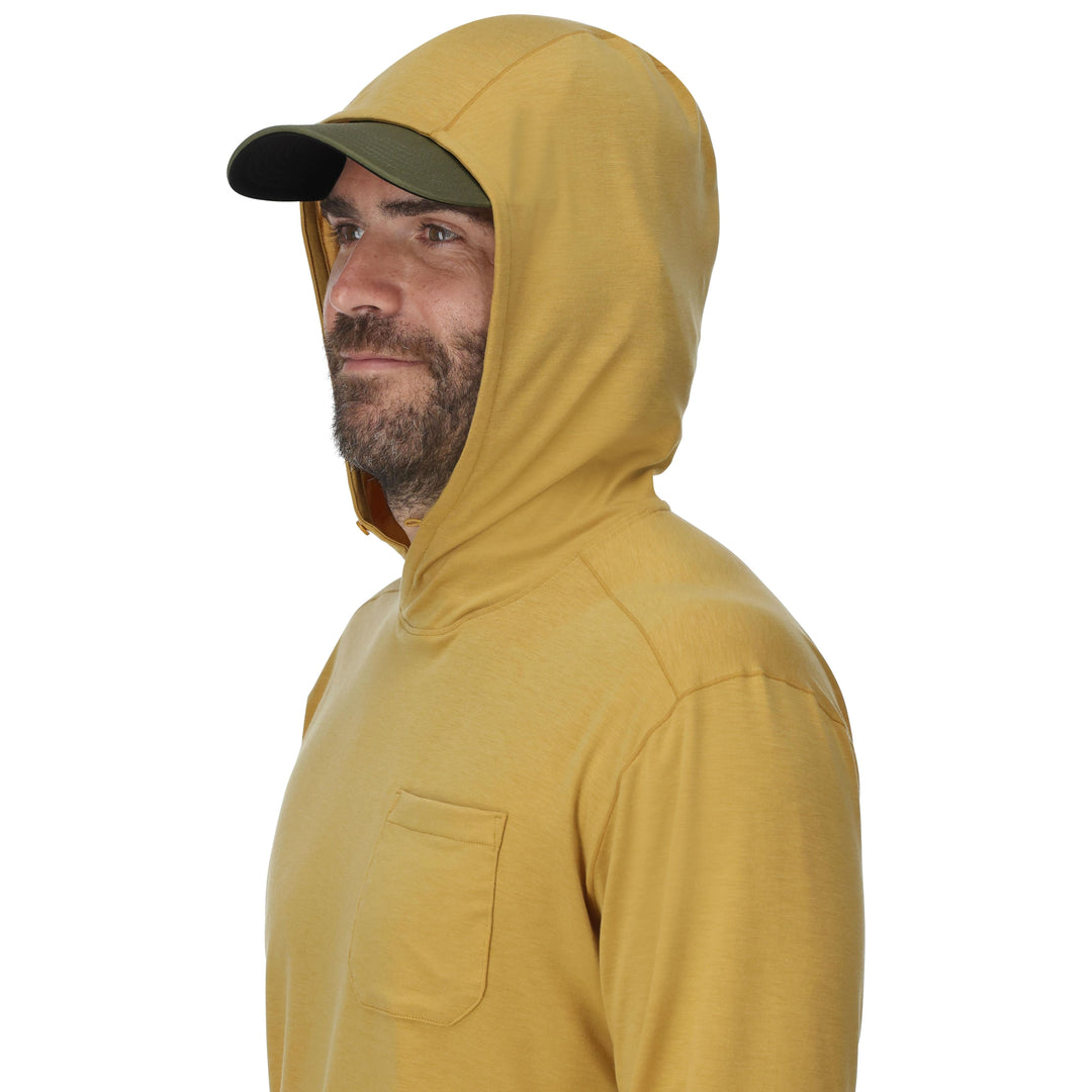 Simms Men's Glades Hoody Baltic Amber Heather Image 04