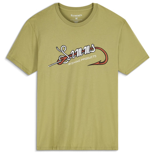 Simms Men's Hook & Loop T-Shirt Tent Green Image 01