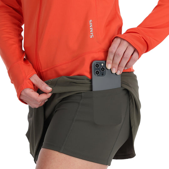 Simms Women's Simms Skort Basalt Image 05