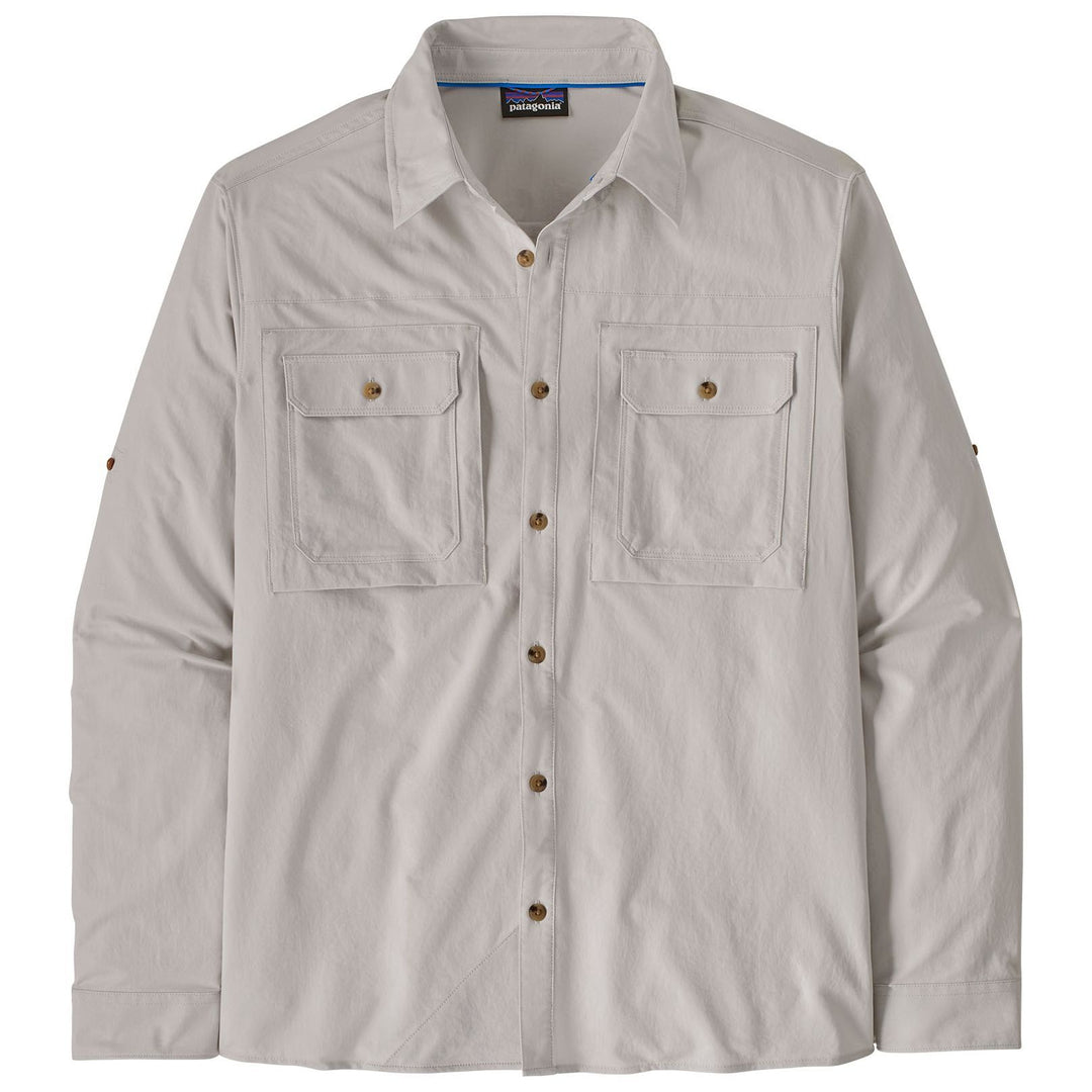 Patagonia Men's Long-Sleeved Self Guided Sun Shirt Crisp Grey