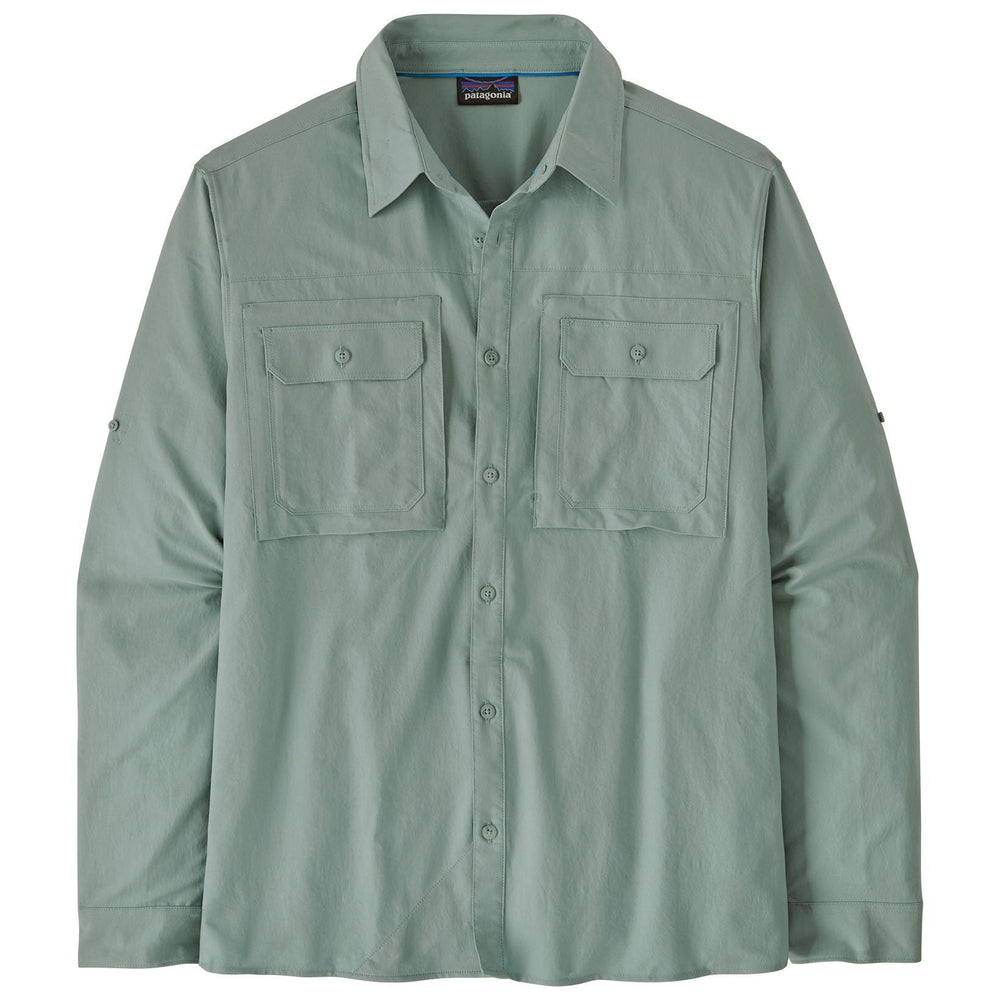 Patagonia Men's Long Sleeved Self Guided Sun Shirt Thermal Blue Image 01