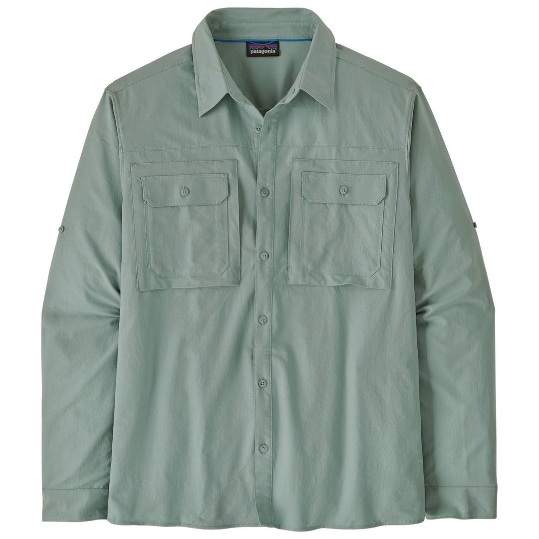 Patagonia Men's Long Sleeved Self Guided Sun Shirt Thermal Blue Image 01