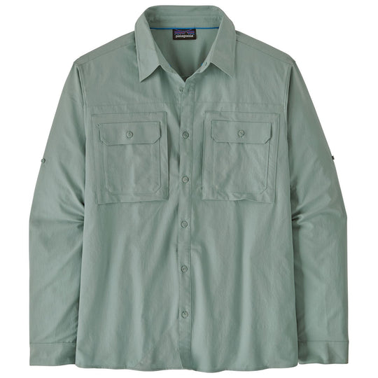 Patagonia Men's Long Sleeved Self Guided Sun Shirt Thermal Blue Image 01