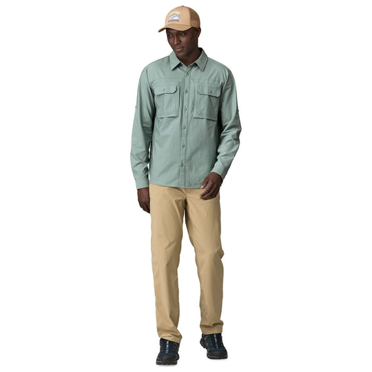 Patagonia Men's Long Sleeved Self Guided Sun Shirt Thermal Blue Image 04